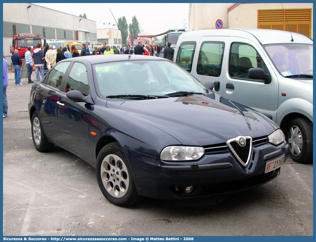 VF 21163
Corpo Nazionale Vigili del Fuoco
Alfa Romeo 156 I serie
Parole chiave: VVF;V.V.F.;Corpo;Nazionale;Vigili;del;Fuoco;Alfa;Romeo;156