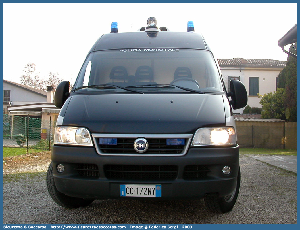 -
Polizia Municipale
Consorzio Padova Ovest
Fiat Ducato II serie restyling
Parole chiave: Polizia;Locale;Municipale;Padova Ovest;Cervarese Santa Croce;Mestrino;Rubano;Selvazzano Dentro;Veggiano;Fiat;Ducato