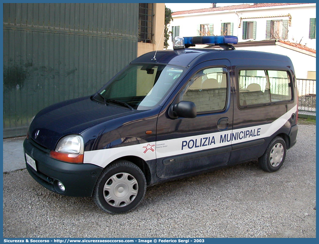 -
Polizia Municipale
Consorzio Padova Ovest
Renault Kangoo I serie
Parole chiave: Polizia;Locale;Municipale;Padova Ovest;Cervarese Santa Croce;Mestrino;Rubano;Selvazzano Dentro;Veggiano;Renault;Kangoo