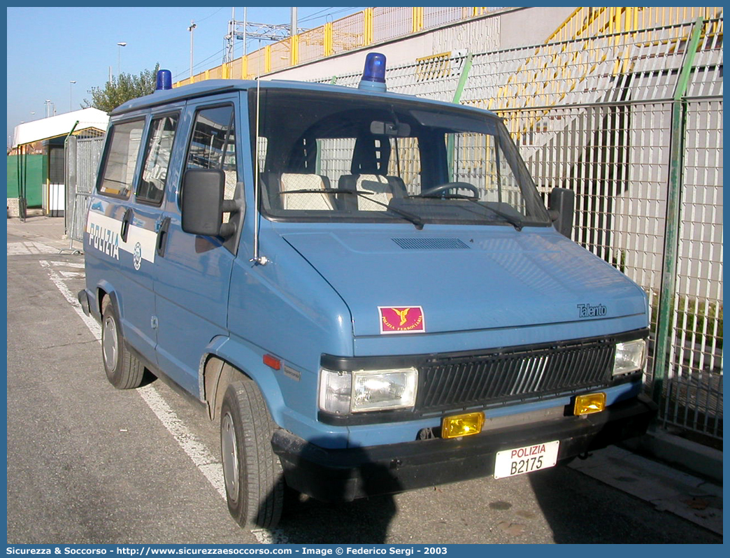 Polizia B2175
Polizia di Stato
Polizia Ferroviaria
Fiat Talento
Parole chiave: Polizia;Stato;Polizia di Stato;Ferroviaria;Polfer;Fiat;Talento;B2175