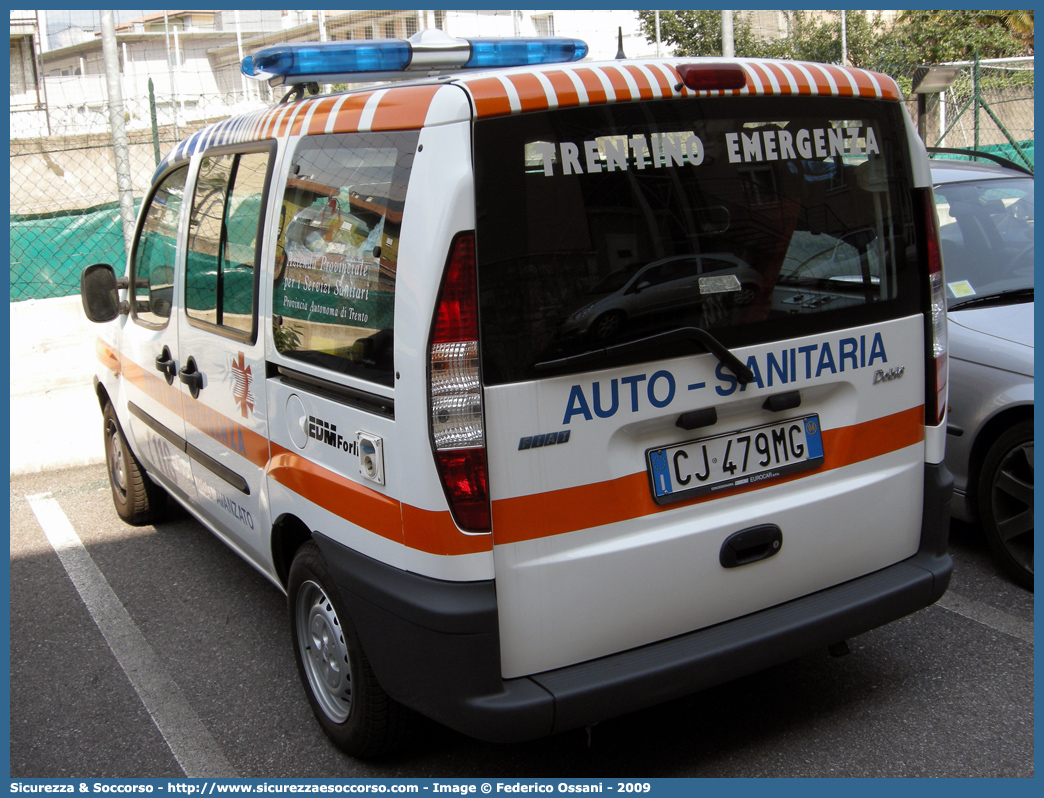 005-32
118 Trentino Emergenza
Fiat Doblò I serie
Allestitore EDM S.r.l.
(I variante)
Parole chiave: 118;Trentino;Emergenza;Trento;Automedica;Autosanitaria;Fiat;Doblò;EDM