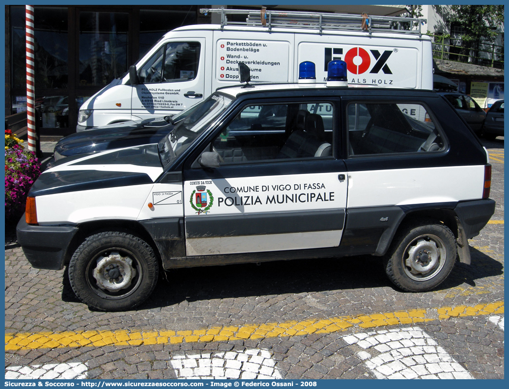 -
Polizia Municipale
Comune di Vigo di Fassa
Fiat Panda 4x4 II serie
Parole chiave: Polizia;Locale;Municipale;Vigo di Fassa;Fiat;Panda