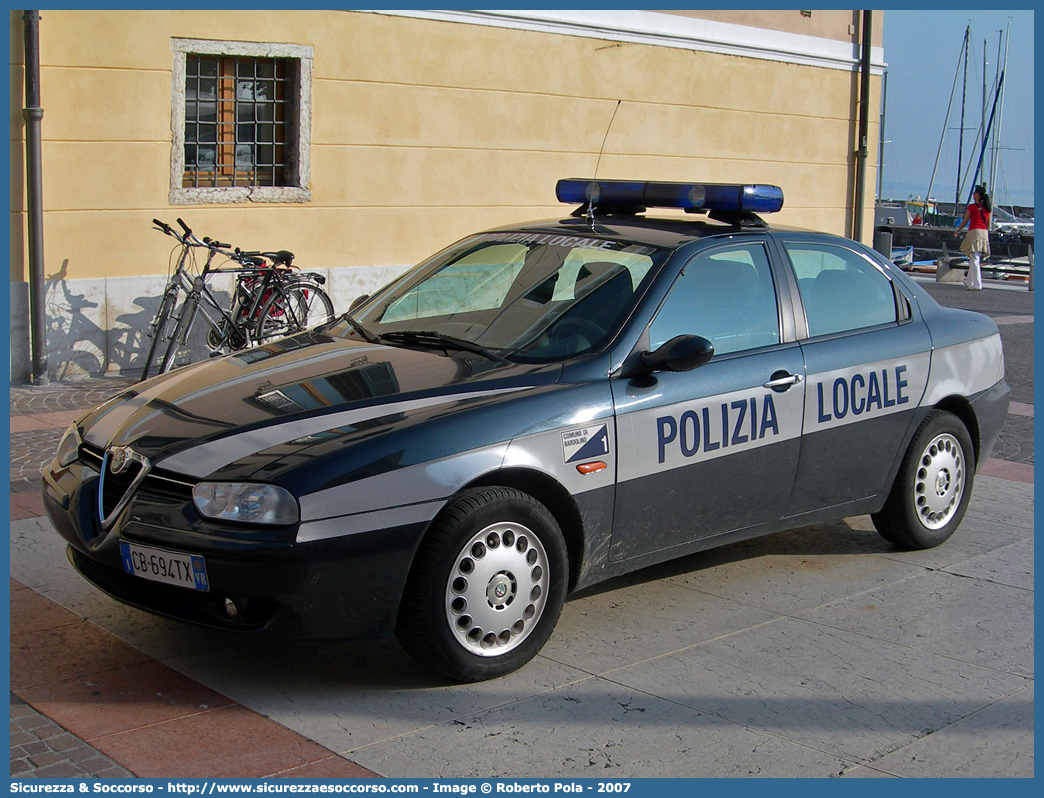 -
Polizia Locale
Comune di Bardolino
Alfa Romeo 156 I serie
Parole chiave: PL;P.L.;PM;P.M.;Polizia;Locale;Municipale;Bardolino;Alfa Romeo;156