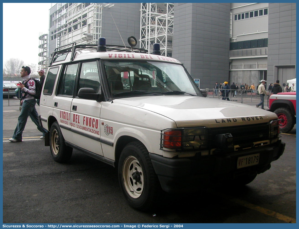 VF 18179
Corpo Nazionale Vigili del Fuoco
Nucleo Videodocumentazione
Land Rover Discovery I serie restyling
Parole chiave: Corpo;Nazionale;Vigili del Fuoco;Vigili;Fuoco;Land Rover;Discovery;Videodocumentazione;Video;Documentazione;Comunicazione