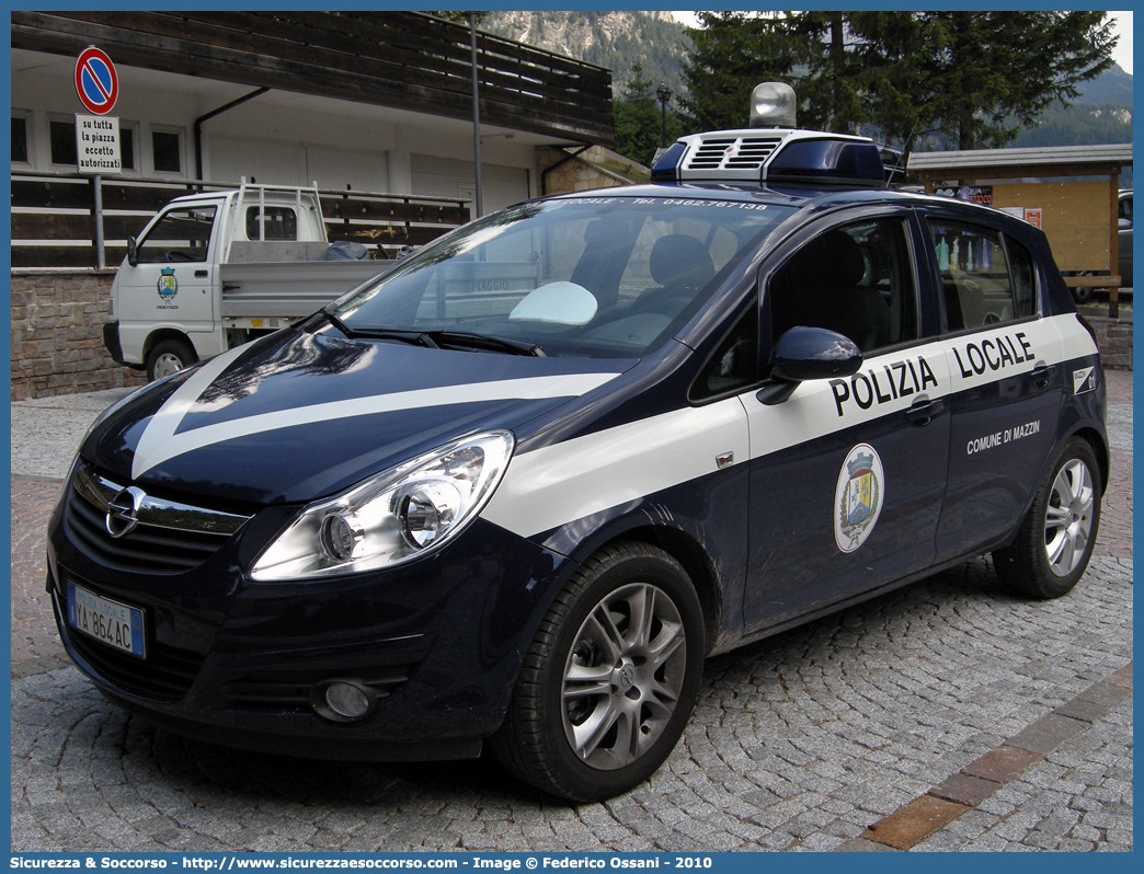 Polizia Locale YA864AC
Polizia Locale
Comune di Mazzin
Opel Corsa IV serie
Parole chiave: Polizia;Locale;Municipale;Mazzin;Opel;Corsa;YA864AC