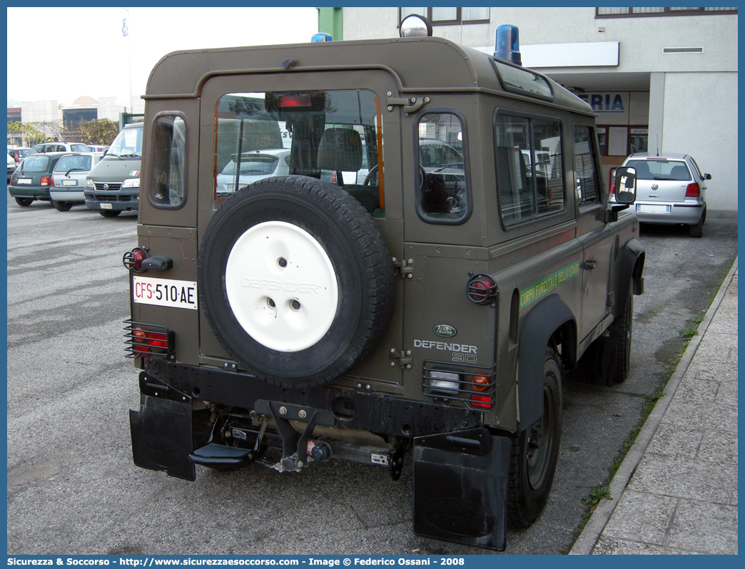 CFS 510AE
Corpo Forestale dello Stato
Land Rover Defender 90
Parole chiave: Corpo;Forestale;Stato;Corpo Forestale dello Stato;CFS;C.F.S.;Land Rover;Defender;90