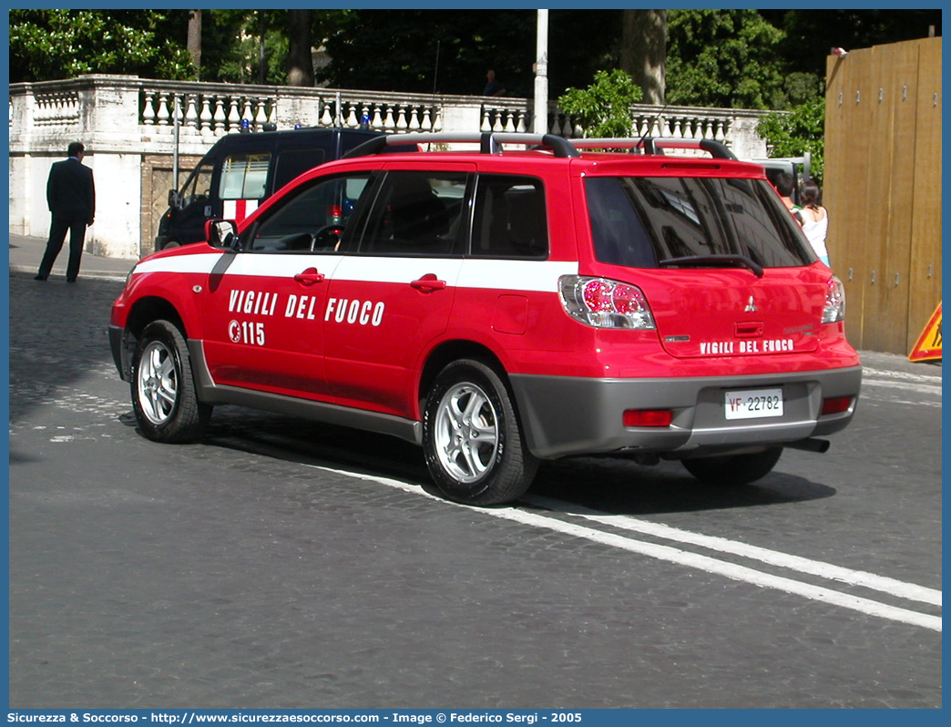 VF 22782
Corpo Nazionale Vigili del Fuoco
Mitsubishi Outlander I serie
Parole chiave: Corpo;Nazionale;Vigili del Fuoco;Vigili;Fuoco;Mitsubishi;Outlander