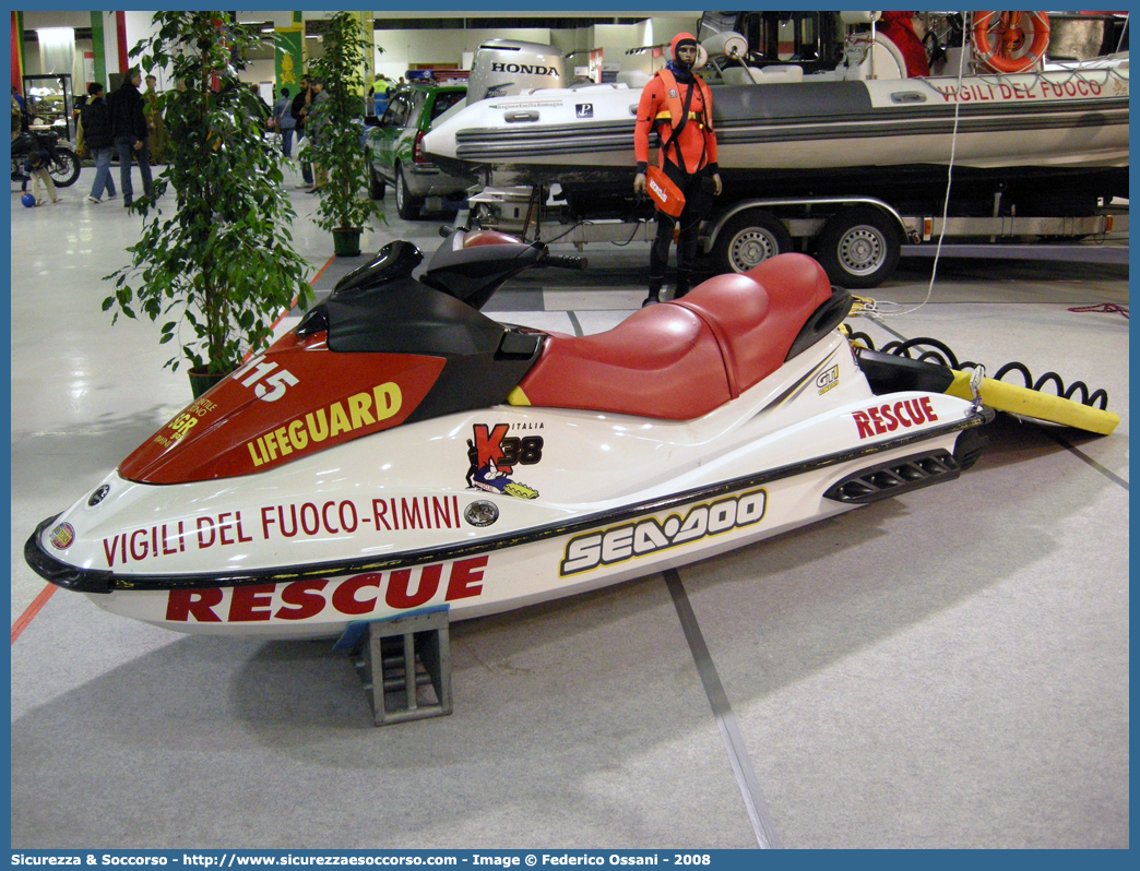 -
Corpo Nazionale Vigili del Fuoco
Nucleo Soccorso Subacqueo e Acquatico
SeaDoo GTI
Parole chiave: Corpo;Nazionale;Vigili del Fuoco;Vigili;Fuoco;Moto d&#039;Acqua;Moto;Acqua;Acquascooter;SeaDoo;Sea Doo;GTI;NSSA;N.S.S.A.;Soccorso;Subacqueo;Acquatico;Sommozzatori;Subacquei