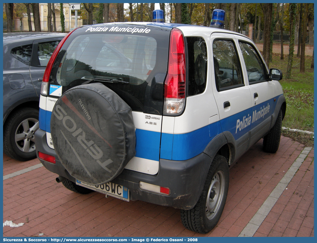 -
Polizia Municipale
Comune di Modigliana
Daihatsu Terios II serie
Parole chiave: Polizia;Locale;Municipale;Modigliana;Daihatsu;Terios