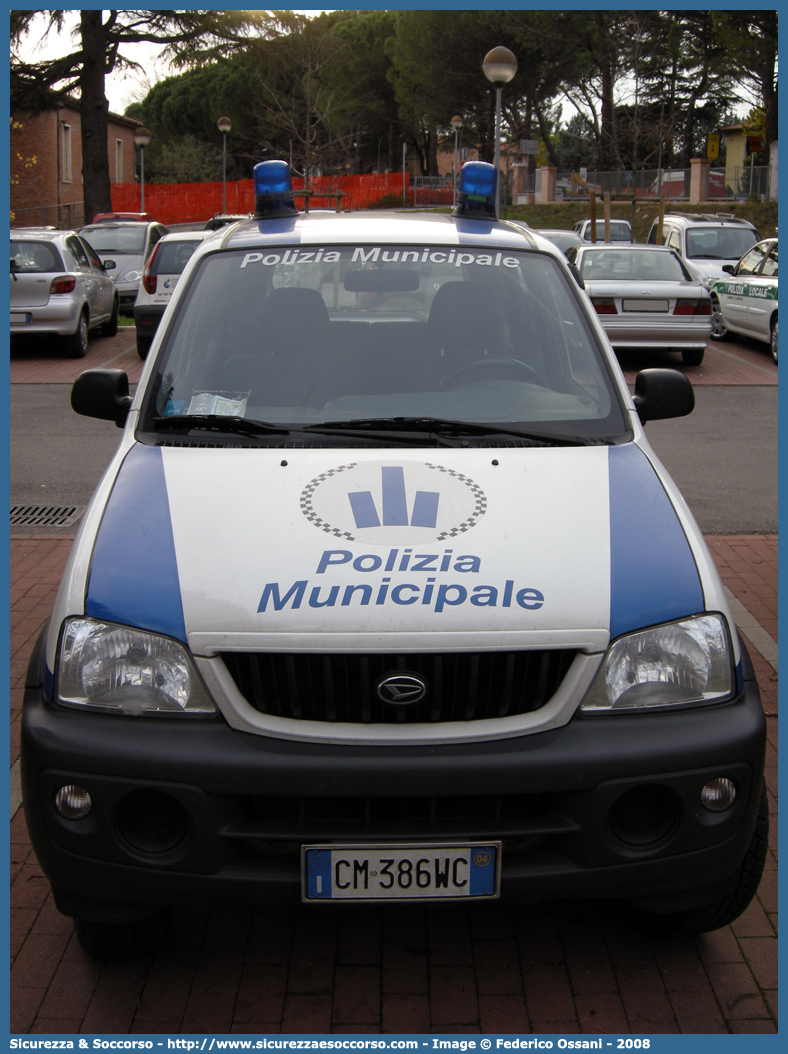 -
Polizia Municipale
Comune di Modigliana
Daihatsu Terios II serie
Parole chiave: Polizia;Locale;Municipale;Modigliana;Daihatsu;Terios