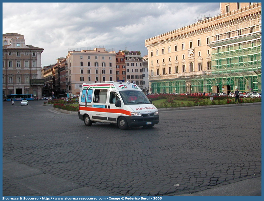 -
118 A.R.E.S.
Fiat Ducato II serie restyling
Allestitore FAST S.r.l.
Parole chiave: 118;A.R.E.S.;ARES;Azienda;Regionale;Emergenza;Sanitaria;Lazio;Soccorso;Roma;Ambulanza;Fiat;Ducato;FAST