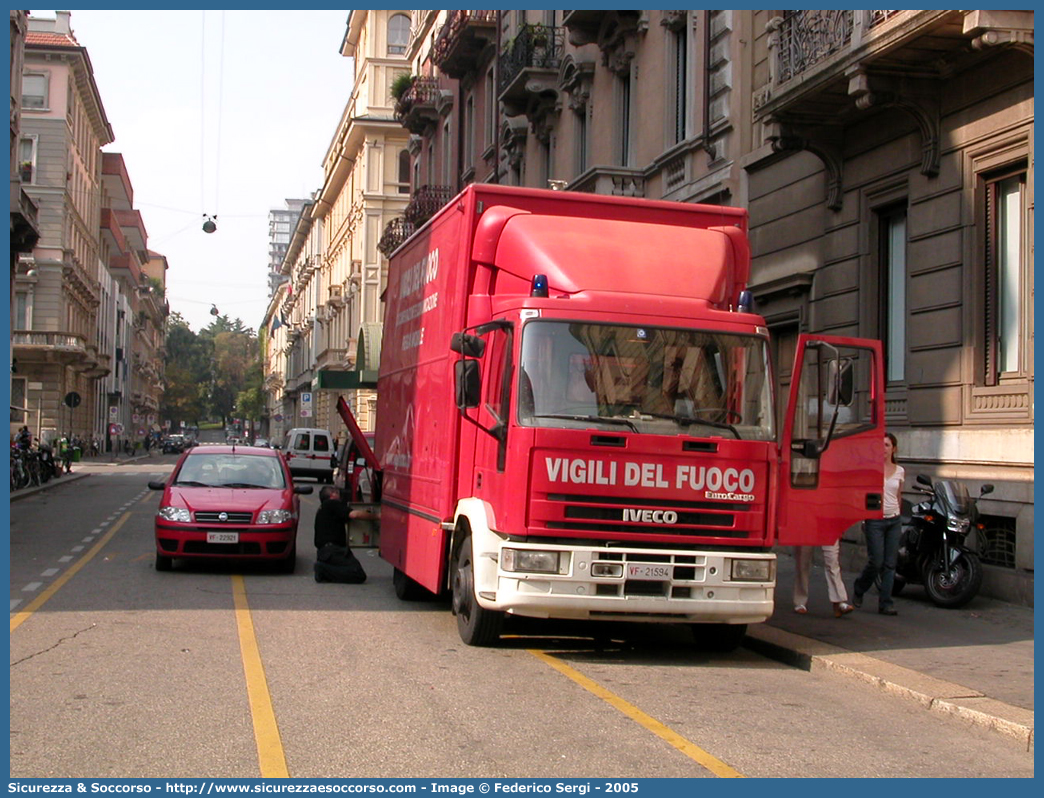 VF 21594
Corpo Nazionale Vigili del Fuoco
Nucleo Videodocumentazione
Iveco EuroCargo 120E18 I serie
Parole chiave: Corpo;Nazionale;Vigili del Fuoco;Vigili;Fuoco;Iveco;EuroCargo;Euro Cargo;Videodocumentazione;Video;Documentazione;Comunicazione;Regia Mobile