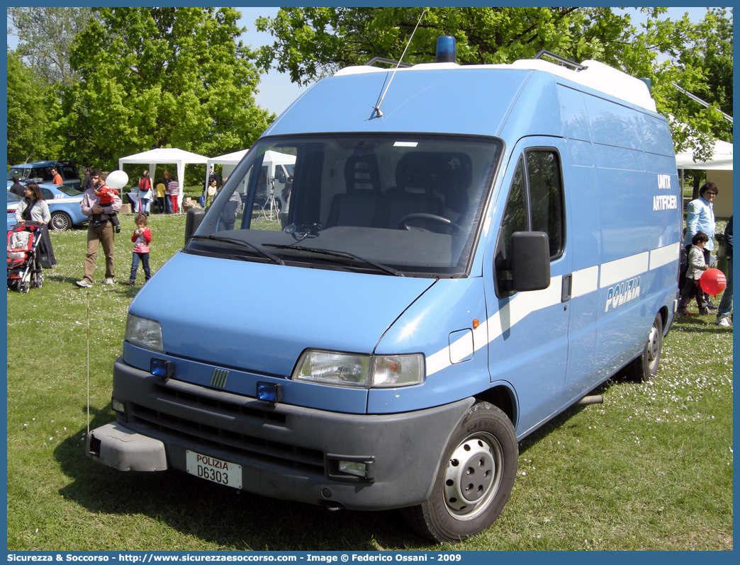 Polizia D6303
Polizia di Stato
Artificieri Antisabotaggio
Fiat Ducato II serie
Parole chiave: D6303;PS;P.S.;Polizia;Stato;Polizia di Stato;Artificieri;Antisabotaggio;Fiat;Ducato