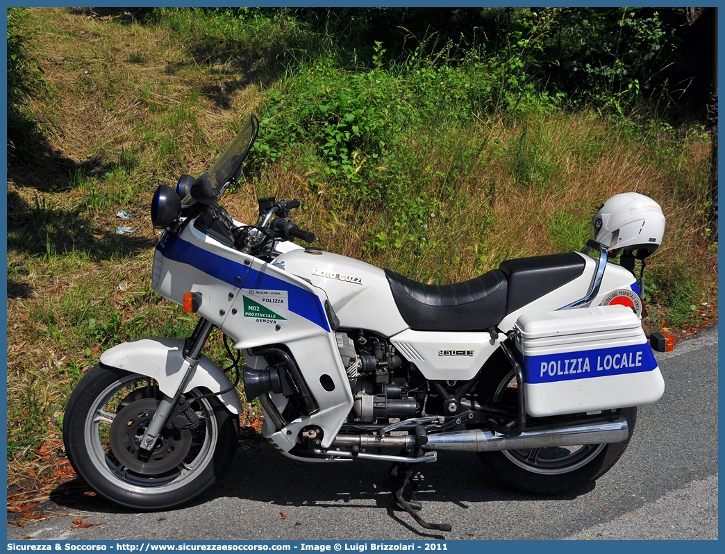 Polizia Locale YA01065
Polizia Locale
Provincia di Genova
Moto Guzzi 850-T5
Parole chiave: Polizia;Locale;Provinciale;Genova;Moto Guzzi;850-T5;YA01065