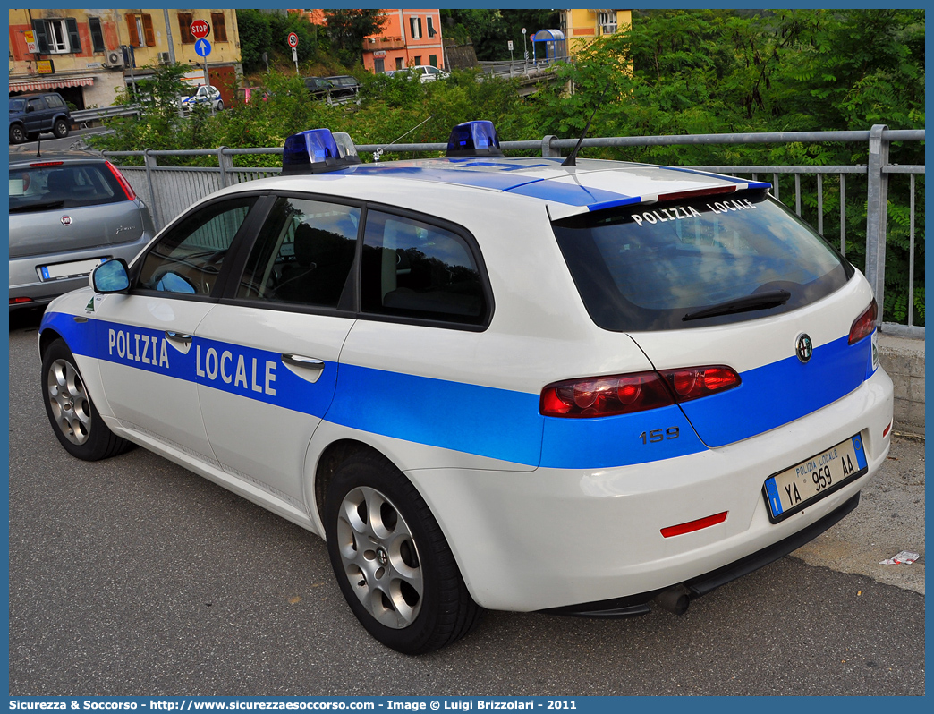 Polizia Locale YA959AA
Polizia Locale
Provincia di Genova
Alfa Romeo 159 Sportwagon
(variante)
Parole chiave: Polizia;Locale;Provinciale;Genova;Alfa Romeo;159;Sportwagon;YA959AA