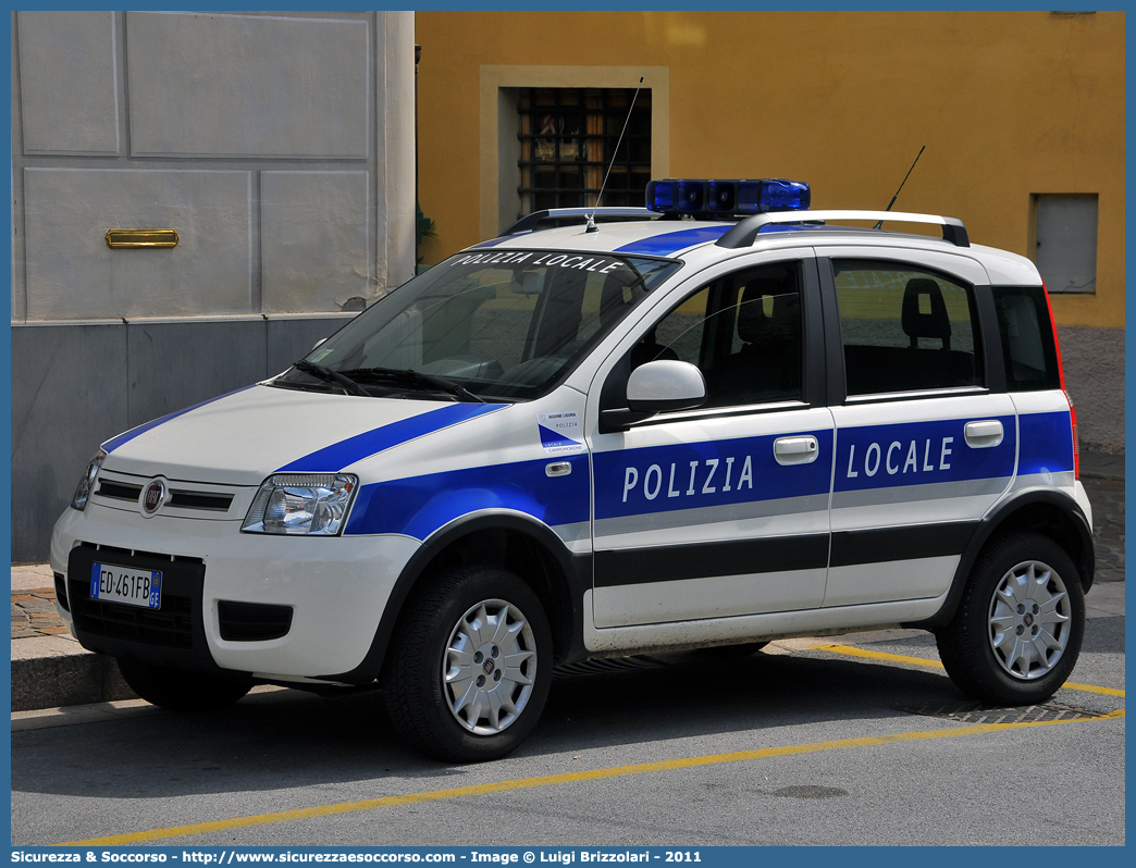 -
Polizia Locale
Comune di Campomorone
Fiat Nuova Panda 4x4 I serie
Parole chiave: Polizia;Locale;Municipale;Campomorone;Fiat;Nuova Panda