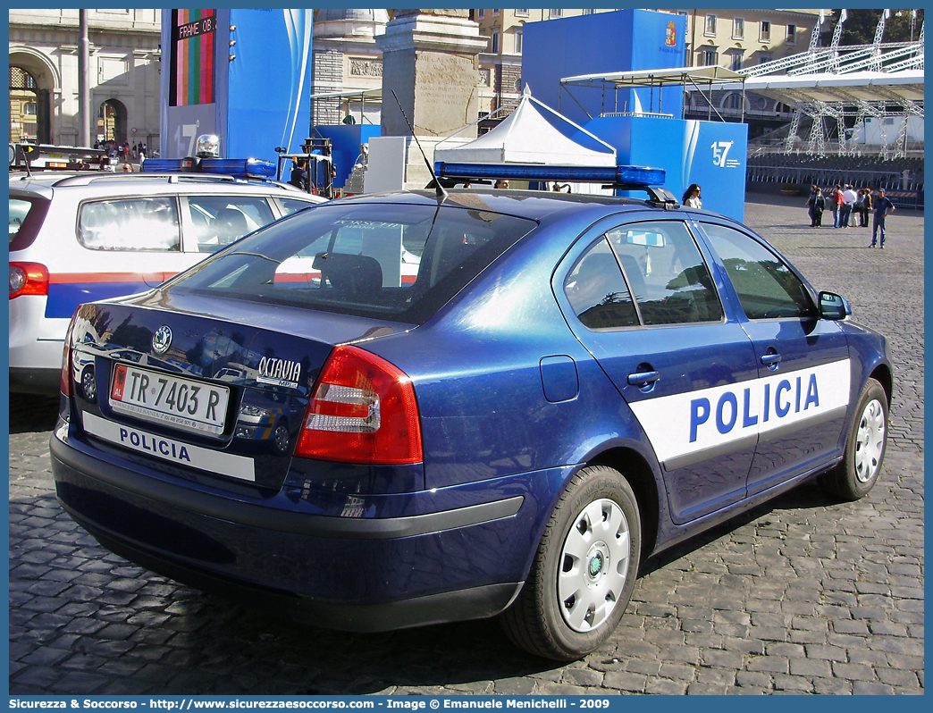 -
Republika e Shqipërisë
Policia
Skoda Octavia II serie
Parole chiave: Repubblica;Albania;Republika e Shqipërisë;Policia;Skoda;Octavia