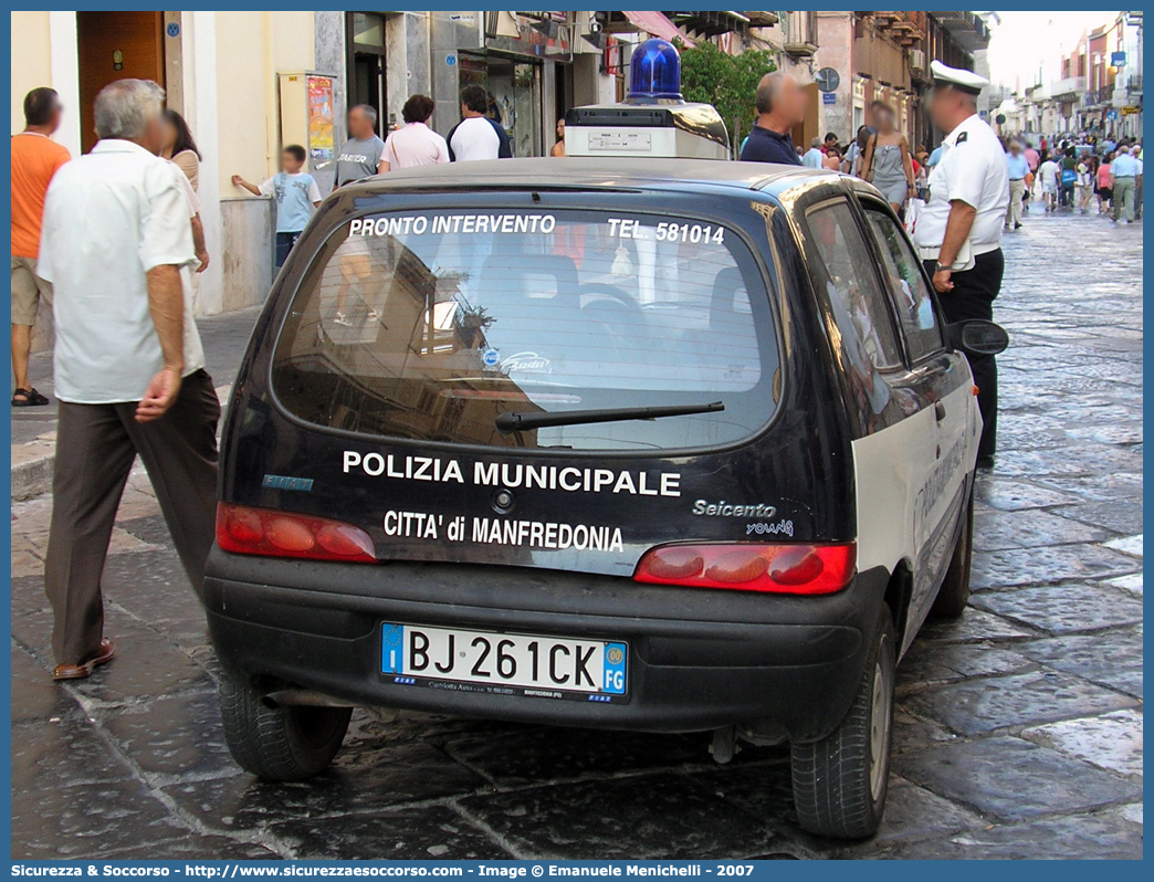 -
Polizia Municipale
Comune di Manfredonia
Fiat Seicento
Parole chiave: Polizia;Locale;Municipale;Manfredonia;Fiat;Seicento