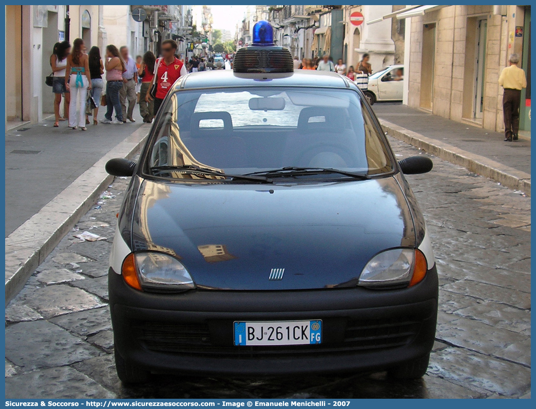 -
Polizia Municipale
Comune di Manfredonia
Fiat Seicento
Parole chiave: Polizia;Locale;Municipale;Manfredonia;Fiat;Seicento