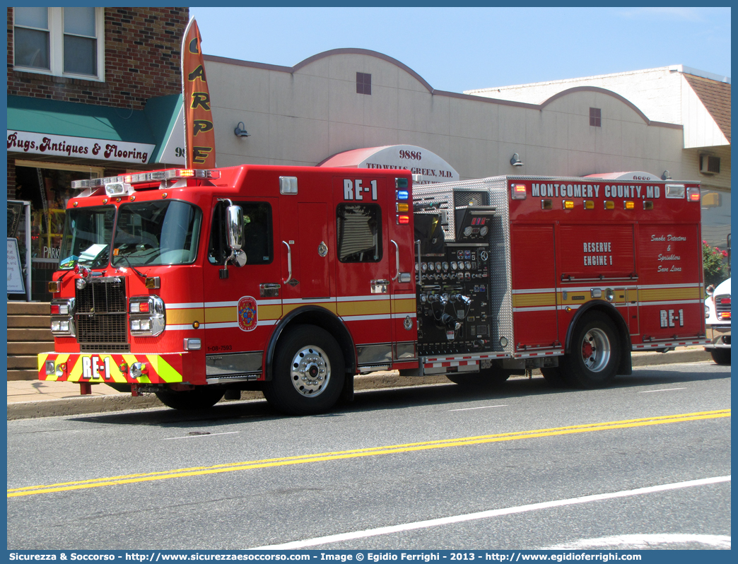 RE-1
United States of America
Montgomery County MD
Fire and Rescue
Reserve Engine
Crimson Spartan Gladiator 2008
Parole chiave: United;States;of;America;Montgomery;County;Fire;Rescue;Engine;Crimson;Spartan;Gladiator