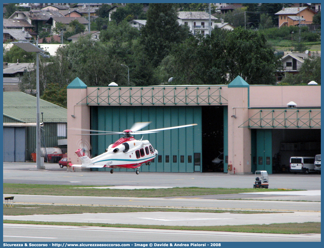 I-ASAR
118 Regione Valle d'Aosta
AgustaWestland AB139
Base di Aosta
Parole chiave: 118;Valle d'Aosta;Aosta;Agusta;Westland;AB139;AB;139;I-ASAR;Elicottero;Elisoccorso