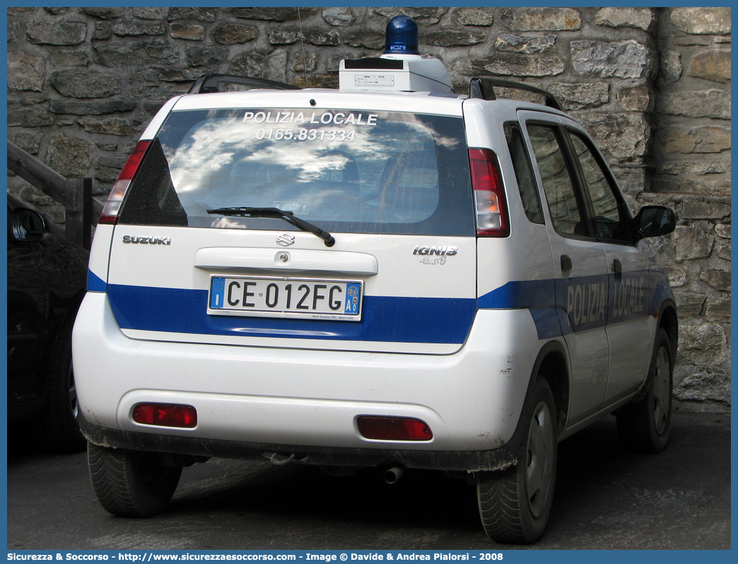 -
Polizia Locale
Comune di Courmayeur
Suzuki Ignis 4x4 I serie
Parole chiave: Polizia;Locale;Municipale;Courmayeur;Suzuki;Ignis