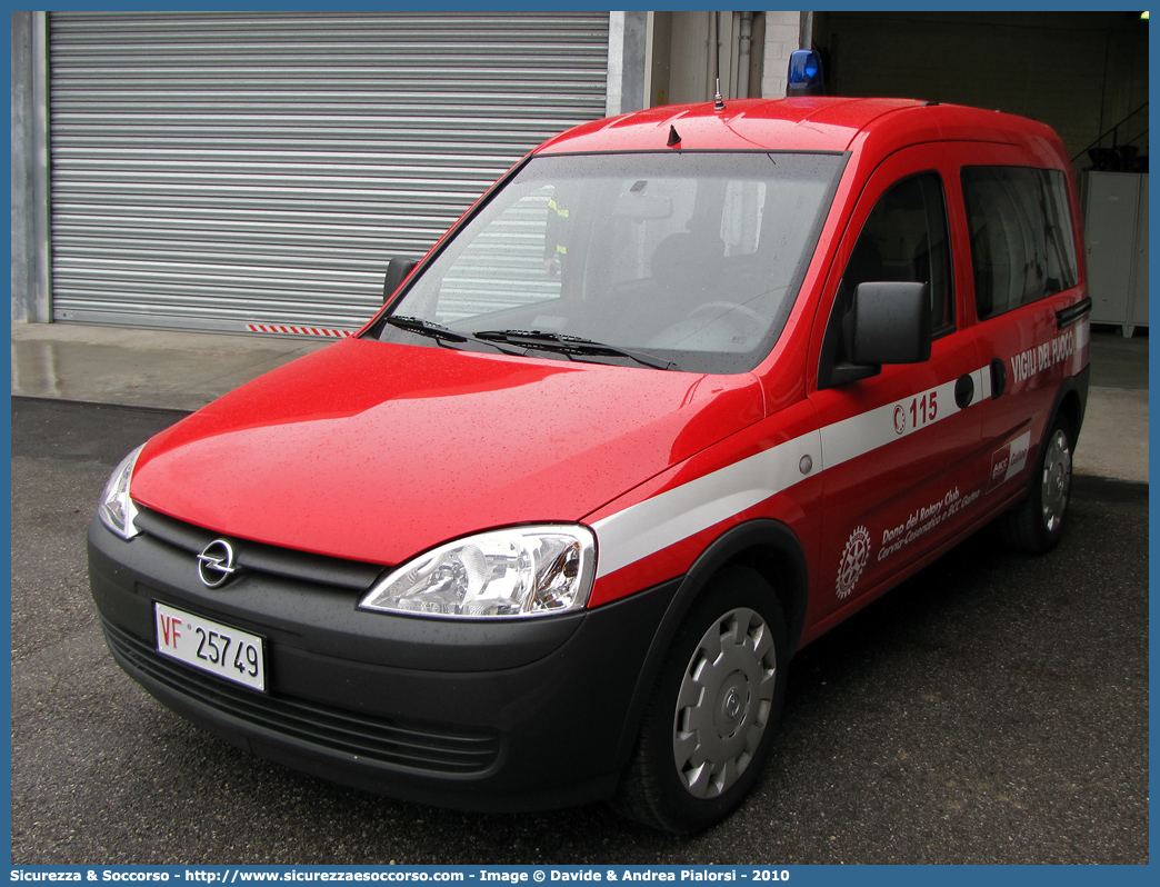 VF 25749
Corpo Nazionale Vigili del Fuoco
Opel Combo III serie
Parole chiave: Corpo;Nazionale;Vigili del Fuoco;Vigili;Fuoco;Opel;Combo