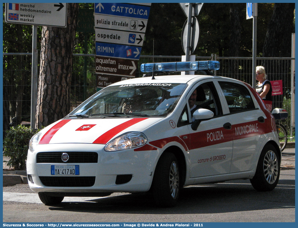 Polizia Locale YA417AD
Polizia Municipale
Comune di Grosseto
Fiat Grande Punto
Parole chiave: Polizia;Locale;Municipale;Grosseto;Fiat;Grande Punto