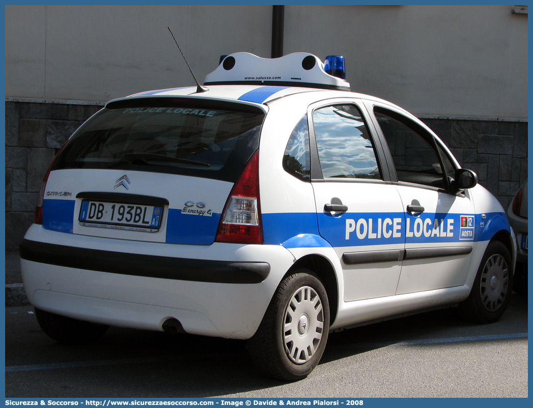 -
Polizia Locale
Comune di Aosta
Citroen C3 I serie
Parole chiave: Polizia;Locale;Municipale;Aosta;Citroen;C3