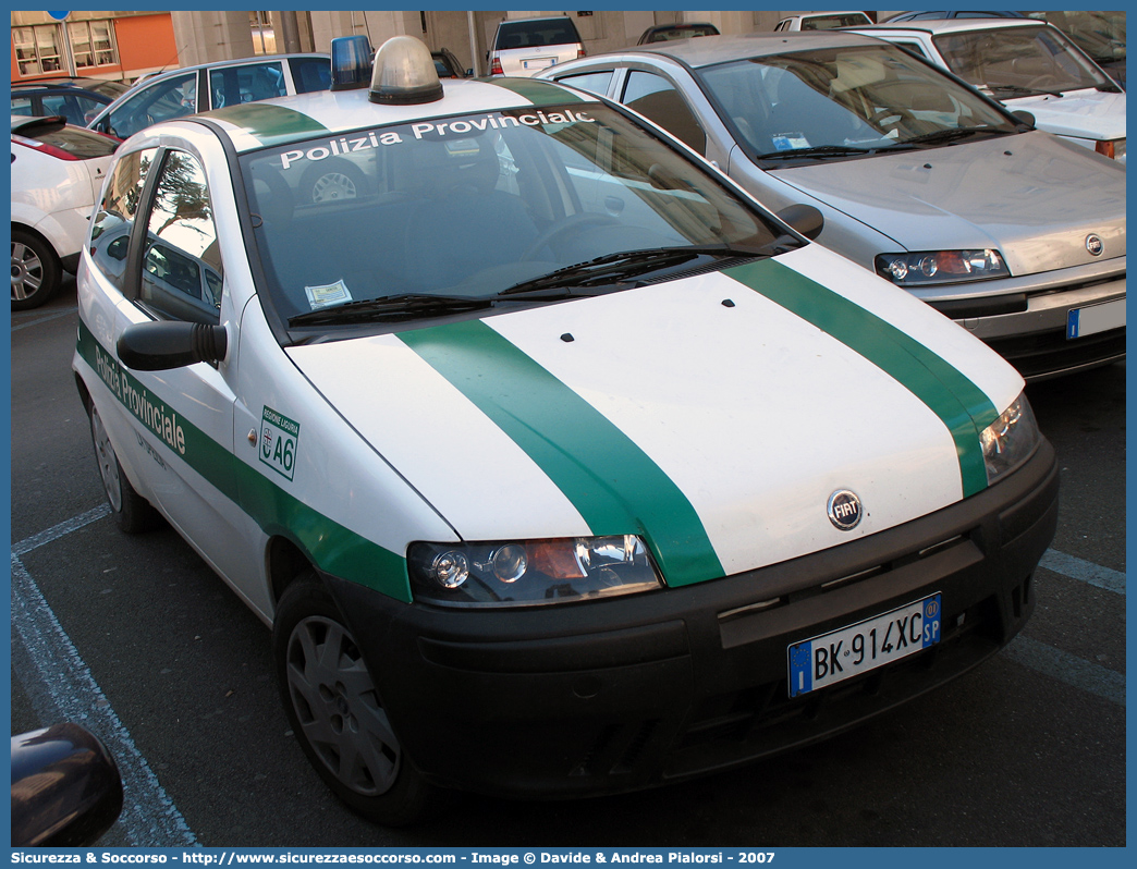 -
Polizia Provinciale
Provincia di La Spezia
Fiat Punto II serie
Parole chiave: Polizia;Locale;Provinciale;La Spezia;Fiat;Punto