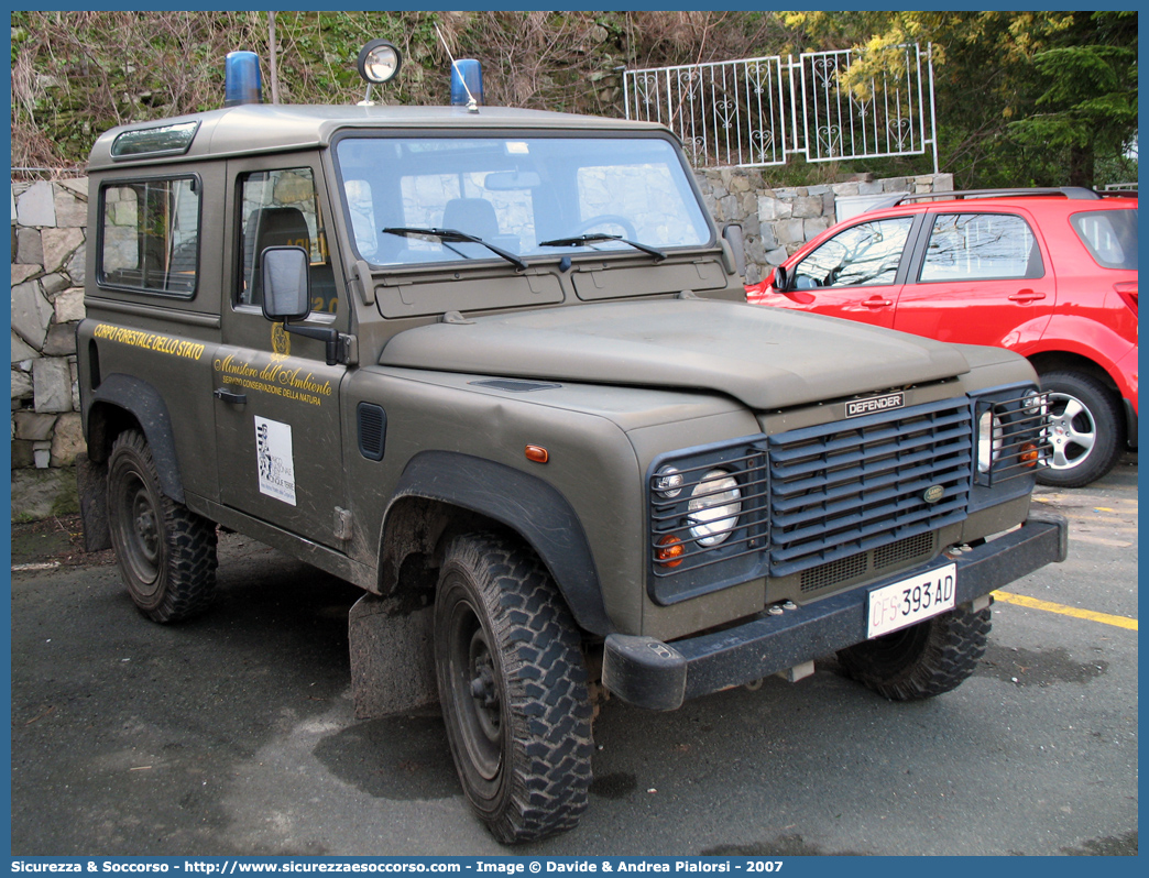 CFS 393AD
Corpo Forestale dello Stato
Parco Nazionale delle Cinque Terre
Land Rover Defender 90
Parole chiave: Corpo;Forestale;Stato;Corpo Forestale dello Stato;CFS;C.F.S.;Land Rover;Defender;90