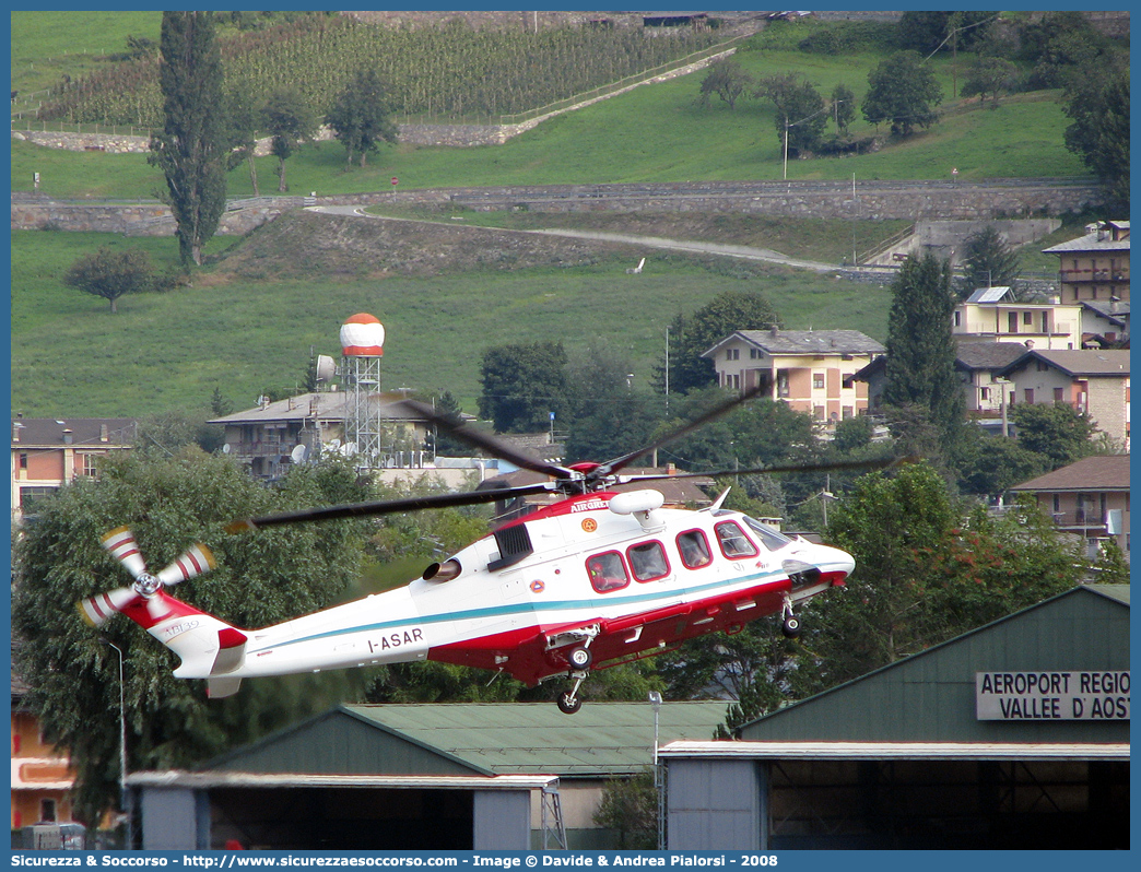 I-ASAR
118 Regione Valle d'Aosta
AgustaWestland AB139
Base di Aosta
Parole chiave: 118;Valle d'Aosta;Aosta;Agusta;Westland;AB139;AB;139;I-ASAR;Elicottero;Elisoccorso