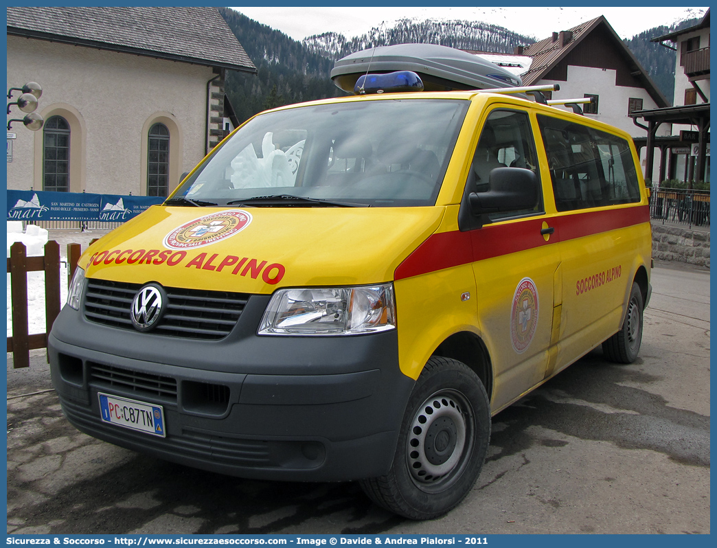 PC C87TN
Corpo Nazionale
Soccorso Alpino e Speleologico
Delegazione Alpina IV Trentino
Volkswagen Transporter T5
Parole chiave: CNSAS;C.N.S.A.S.;Corpo;Nazionale;Soccorso;Alpino;Speleologico;Trentino;Trento;SAT;S.A.T.;Volkswagen;Transporter;T5;PC C87TN;PCC87TN