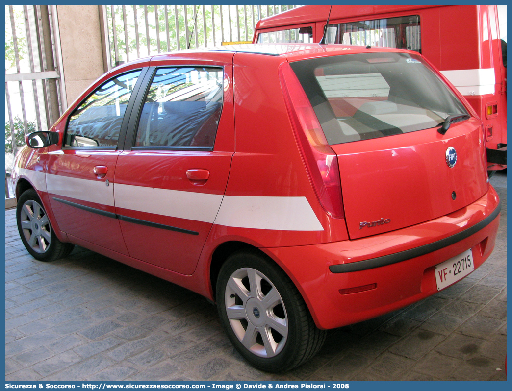 VF 22715
Corpo Nazionale Vigili del Fuoco
Fiat Punto III serie
Parole chiave: VVF;V.V.F.;Corpo;Nazionale;Vigili;del;Fuoco;Fiat;Punto