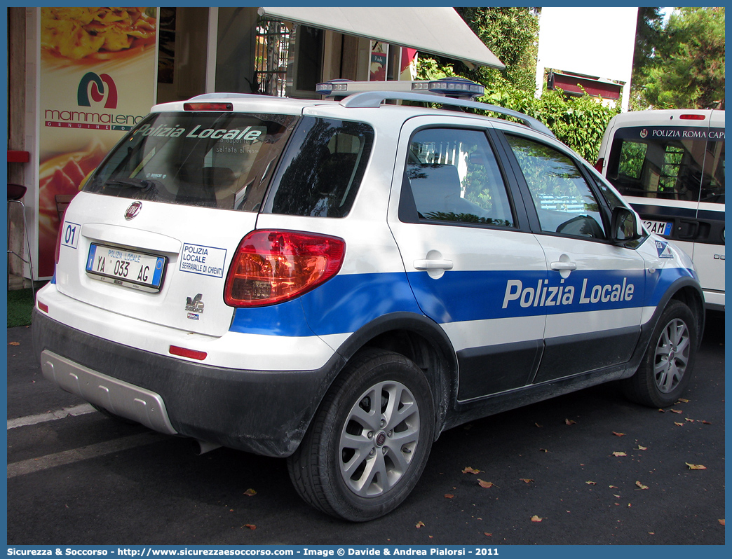 Polizia Locale YA033AG
Polizia Locale
Comune di Serravalle di Chienti
Fiat Sedici II serie
Parole chiave: Polizia;Locale;Municipale;Serravalle di Chienti;Fiat;Sedici;YA033AG