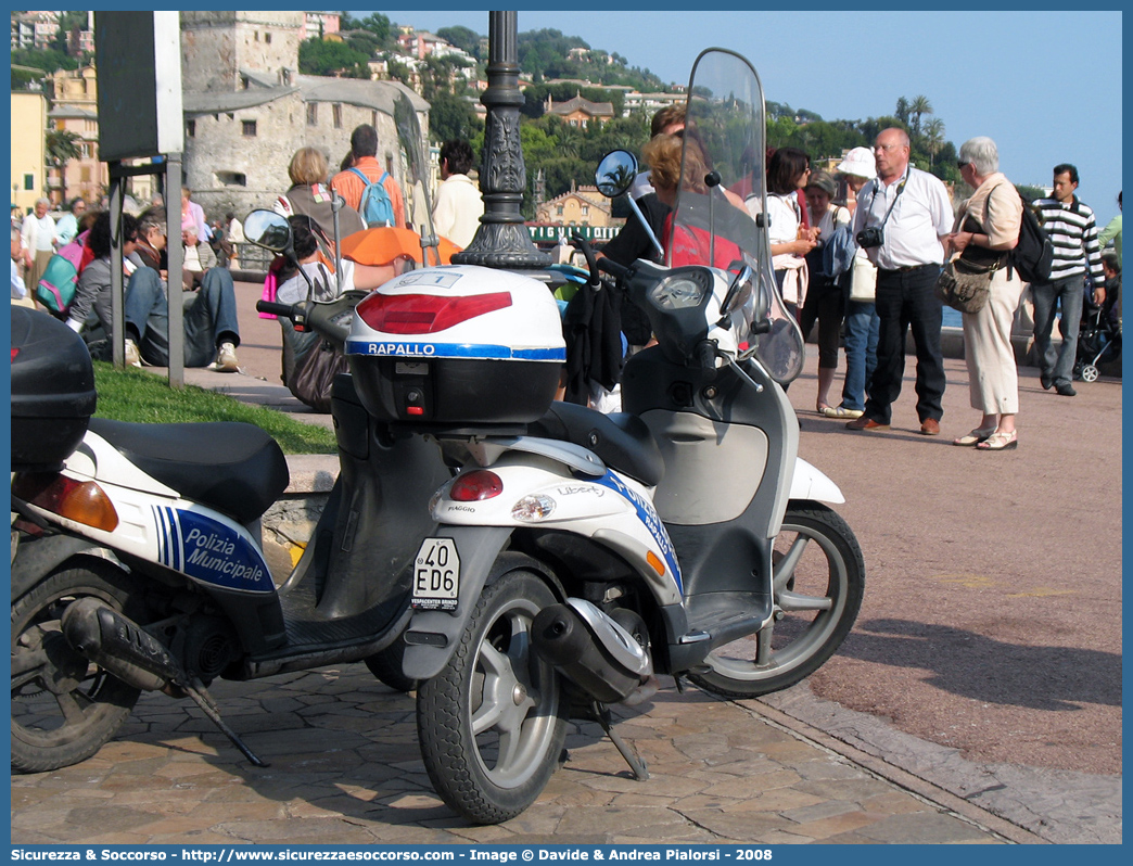 -
Polizia Locale
Comune di Rapallo
Piaggio Liberty II serie
Parole chiave: Polizia;Locale;Municipale;Rapallo;Piaggio;Liberty