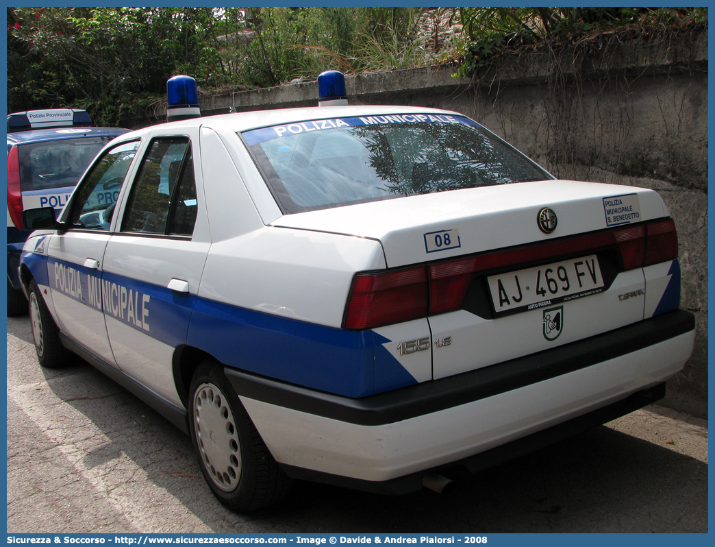 -
Polizia Municipale
Comune di San Benedetto del Tronto
Alfa Romeo 155
Parole chiave: Polizia;Locale;Municipale;San Benedetto del Tronto;Alfa Romeo;155