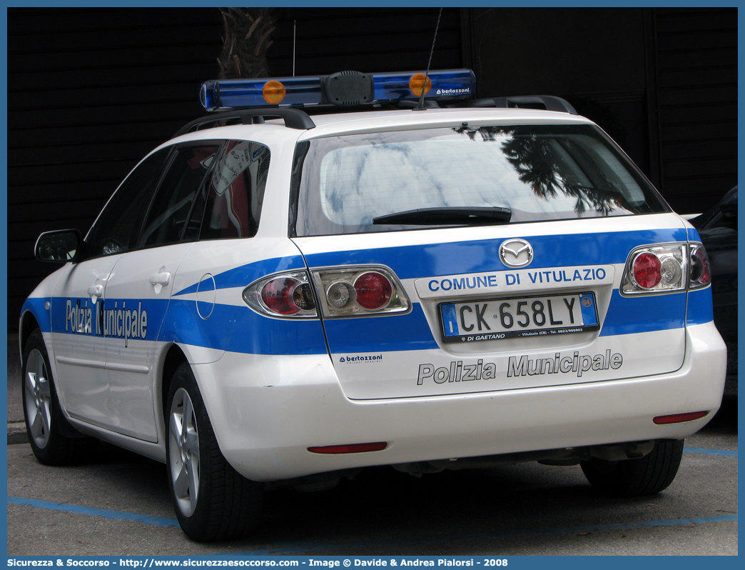 -
Polizia Municipale
Comune di Vitulazio
Mazda 6 Wagon I serie
Allestitore Bertazzoni S.r.l.
Parole chiave: Polizia;Locale;Municipale;Vitulazio;Mazda;6;Wagon;Bertazzoni