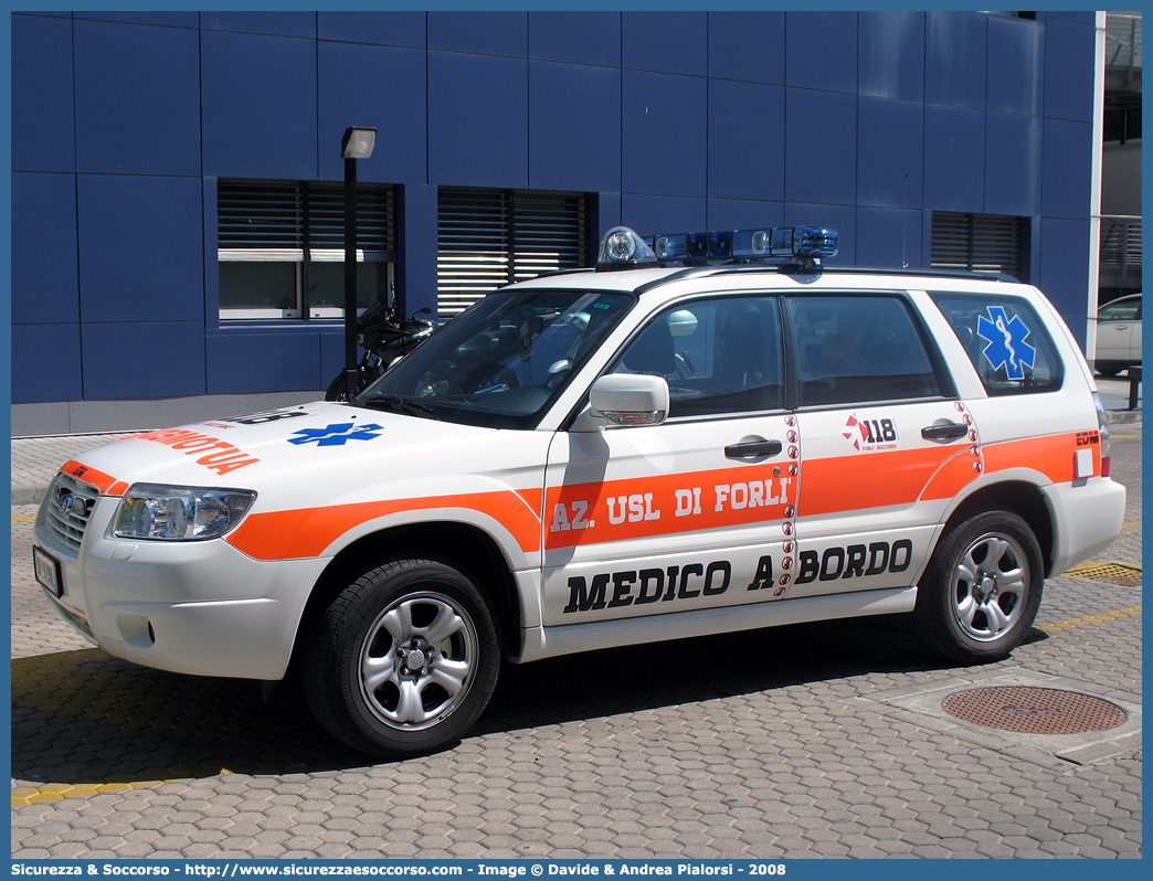 -
118 Romagna Soccorso
Ambito Territoriale di Forlì
Subaru Forester IV serie
Allestitore EDM S.r.l.
Parole chiave: 118;Romagna;Soccorso;Forlì;Forli;Automedica;Automedicalizzata;Auto Medica;Auto Medicalizzata;Subaru;Forester;EDM