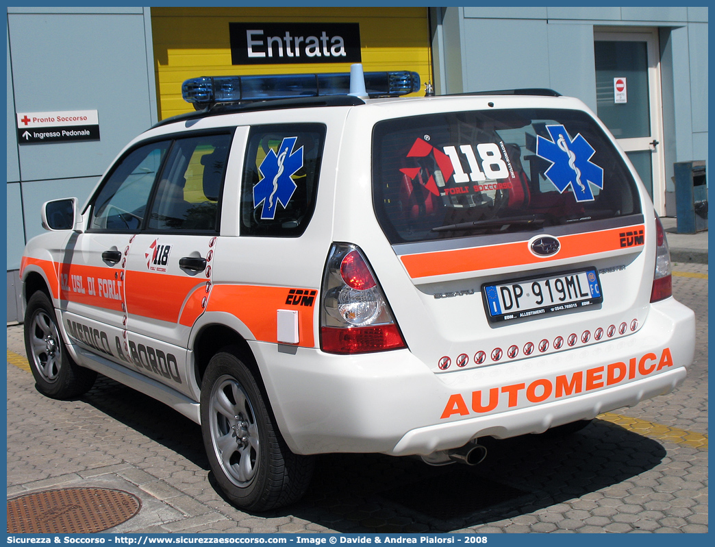 -
118 Romagna Soccorso
Ambito Territoriale di Forlì
Subaru Forester IV serie
Allestitore EDM S.r.l.
Parole chiave: 118;Romagna;Soccorso;Forlì;Forli;Automedica;Automedicalizzata;Auto Medica;Auto Medicalizzata;Subaru;Forester;EDM