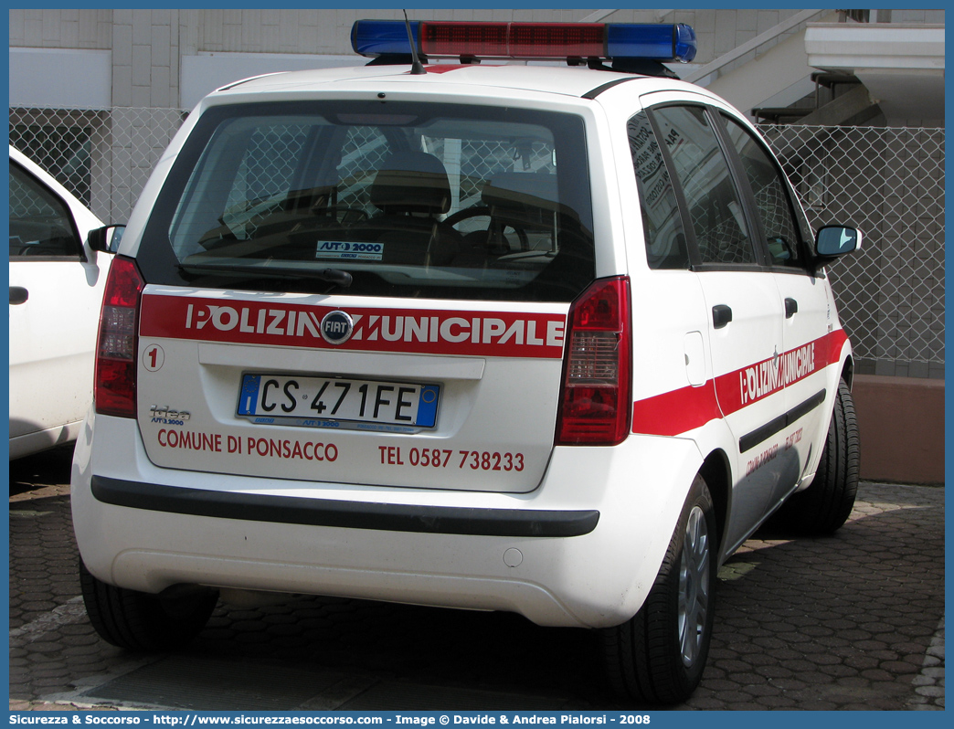 -
Polizia Municipale
Comune di Ponsacco
Fiat Idea
Parole chiave: Polizia;Locale;Municipale;Ponsacco;Fiat;Idea