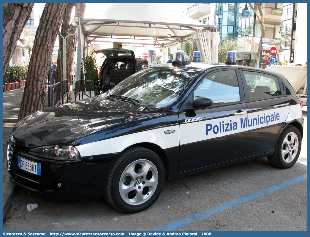 -
Polizia Municipale
Comune di Brindisi
Alfa Romeo 147 II serie
Parole chiave: Polizia;Locale;Municipale;Brindisi;Alfa Romeo;147