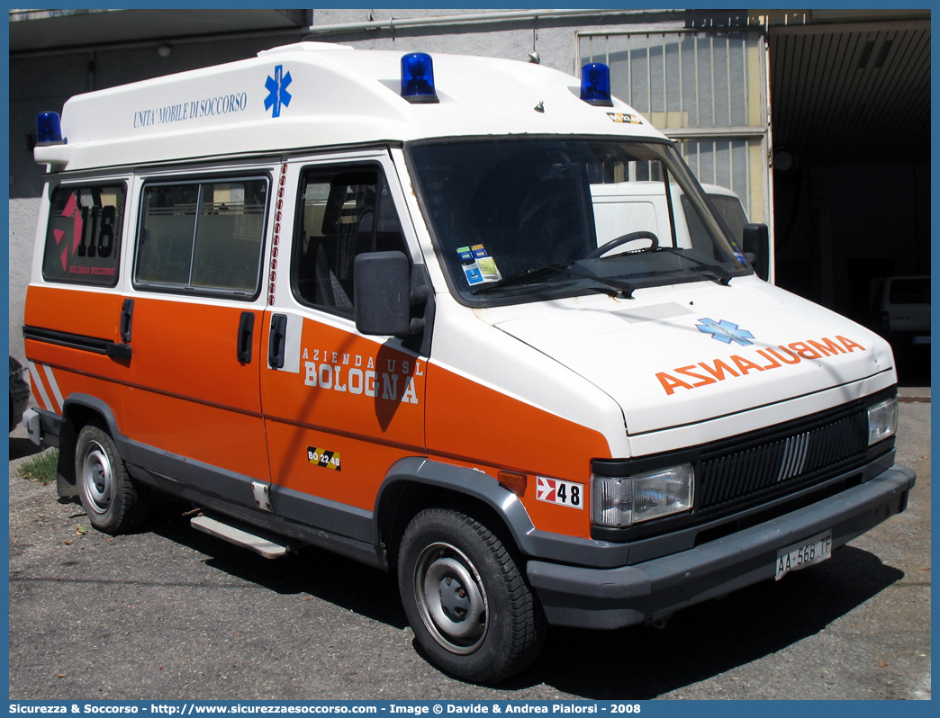 BO 2248
118 Bologna Soccorso
Fiat Ducato I serie restyling
Parole chiave: 118;Bologna;Soccorso;Ambulanza;Fiat;Ducato