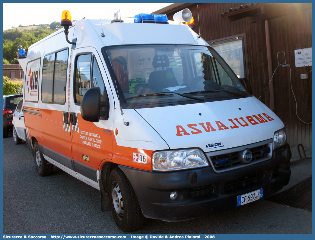 BO 2236
118 Bologna Soccorso
Fiat Ducato II serie restyling
Parole chiave: 118;Bologna;Soccorso;Ambulanza;Fiat;Ducato;GECAV;Gestione;Emergenza;Cantieri;Alta Velocità;Variante di Valico