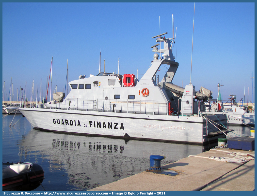 G.208 "Maresciallo Casotti"
Guardia di Finanza
R.O.A.N. Componente Navale
Guardacoste Classe "Buratti"
Parole chiave: GdiF;G.D.F.;GDF;Guardia;di;Finanza;R.O.A.N.;ROAN;Componente;Navale;Guardacoste;Buratti