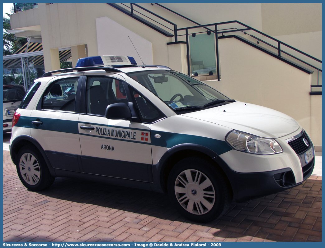 -
Polizia Municipale
Comune di Arona
Fiat Sedici I serie
Parole chiave: PL;P.L.;PM;P.M.;Polizia;Locale;Municipale;Arona;Fiat;Sedici