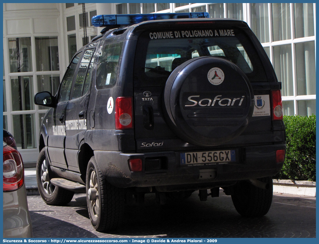 -
Polizia Municipale
Comune di Polignano a Mare
Nucleo Protezione Civile
Tata Safari
Parole chiave: PM;P.M.;PL;P.L.;Polizia;Locale;Municipale;Polignano a Mare;Tata;Safari;Protezione;Civile