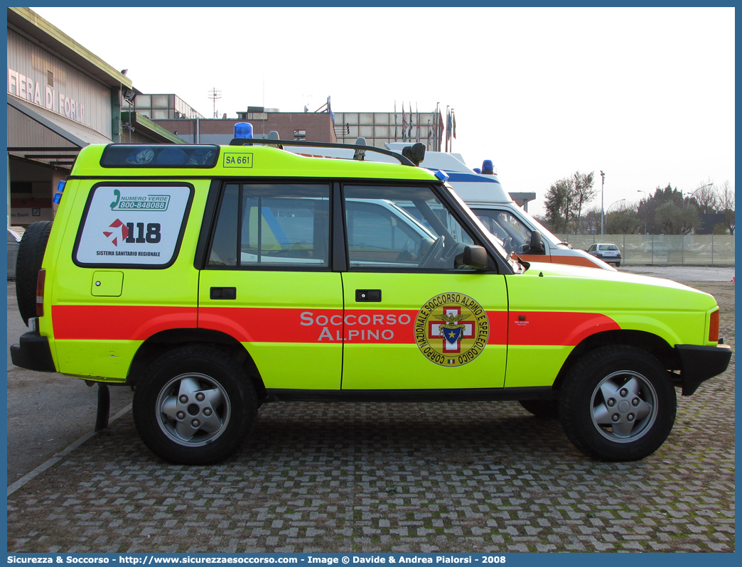 SA 661
Corpo Nazionale
Soccorso Alpino e Speleologico
Delegazione Alpina
XXV Emilia Romagna
Land Rover Discovery I serie
Parole chiave: CNSAS;C.N.S.A.S.;Corpo;Nazionale;Soccorso;Alpino;Speleologico;Emilia;Romagna;SAER;S.A.E.R.;Land Rover;Discovery