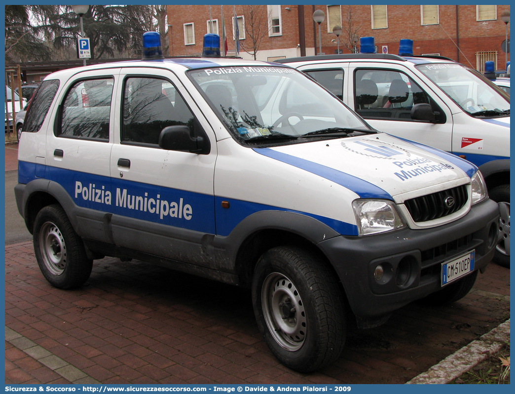 -
Polizia Municipale
Comune di Dovadola
Daihatsu Terios II serie
Parole chiave: Polizia;Locale;Municipale;Dovadola;Daihatsu;Terios