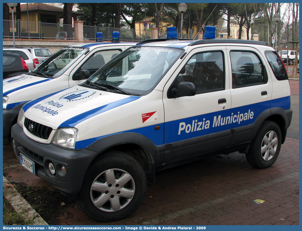 -
Polizia Municipale
Comune di Rocca San Casciano
Daihatsu Terios II serie
Parole chiave: Polizia;Locale;Municipale;Rocca San Casciano;Daihatsu;Terios